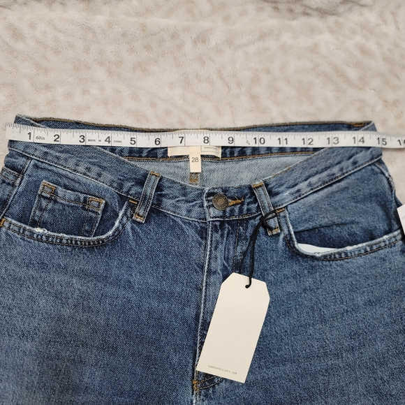 Current/Elliott Women's Wide Leg Crop Jean Size 28 NWT Bromes Blue - Picture 10 of 16